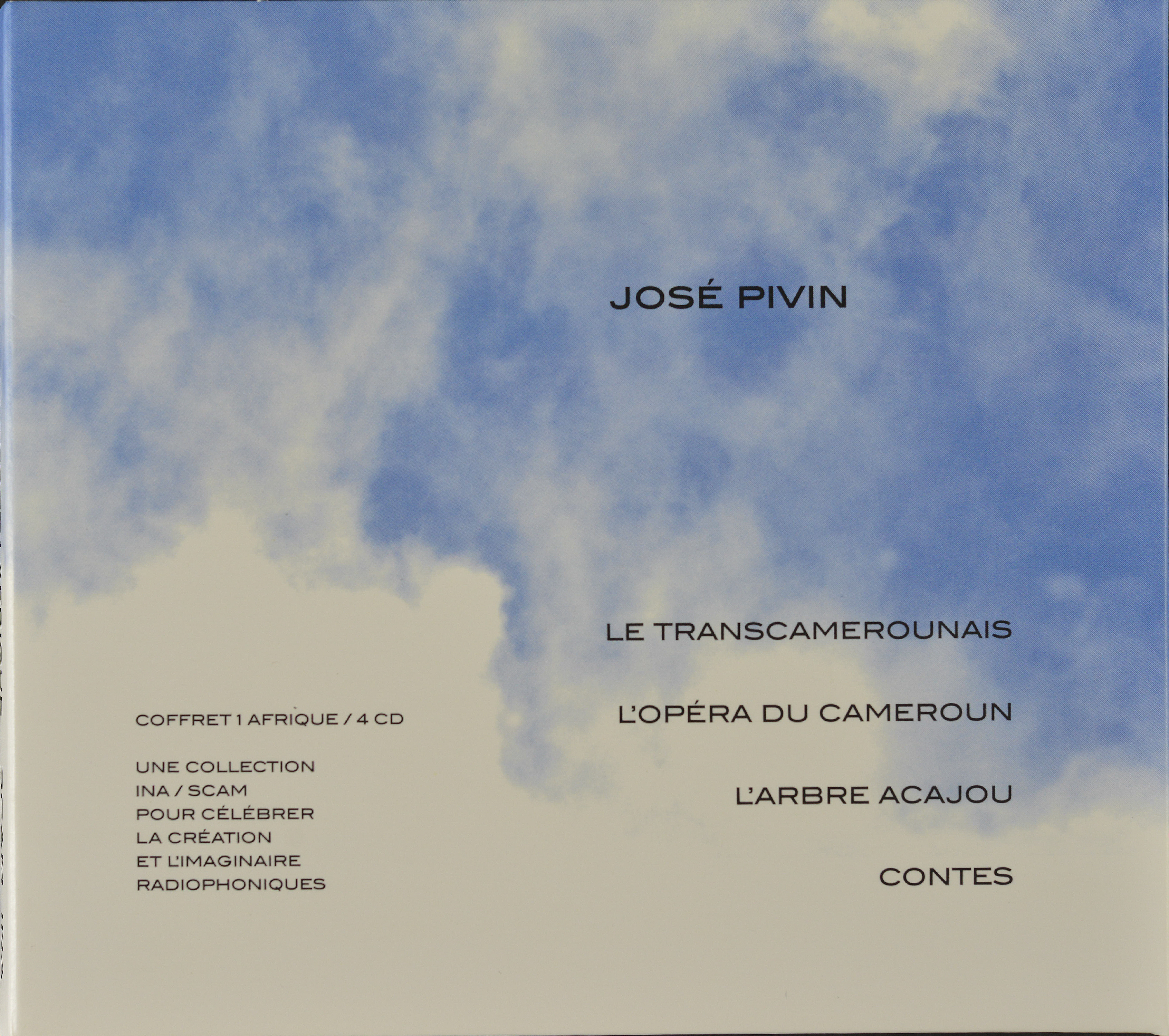 JOSE PIVIN OEUVRES RADIOPHONIQUES V1 - AFRIQUE - CD