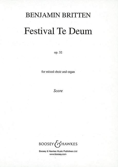 FESTIVAL TE DEUM OPUS 32/ORG. CHANT