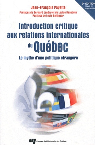 INTRODUCTION CRITIQUE AUX RELATIONS INTERNATIONALES DU QUEBE