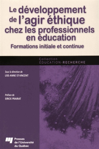 DEVELOPPEMENT DE L'AGIR ETHIQUE CHEZ LES PROFESSIONNELS
