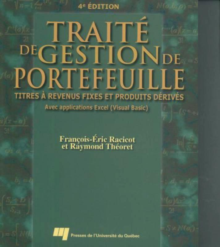 TRAITE DE GESTION DE PORTEFEUILLE. TITRES A REVENUS FIXES