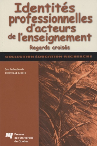 IDENTITES PROFESSIONNELLES D'ACTEURS DE L'ENSEIGNEMENT