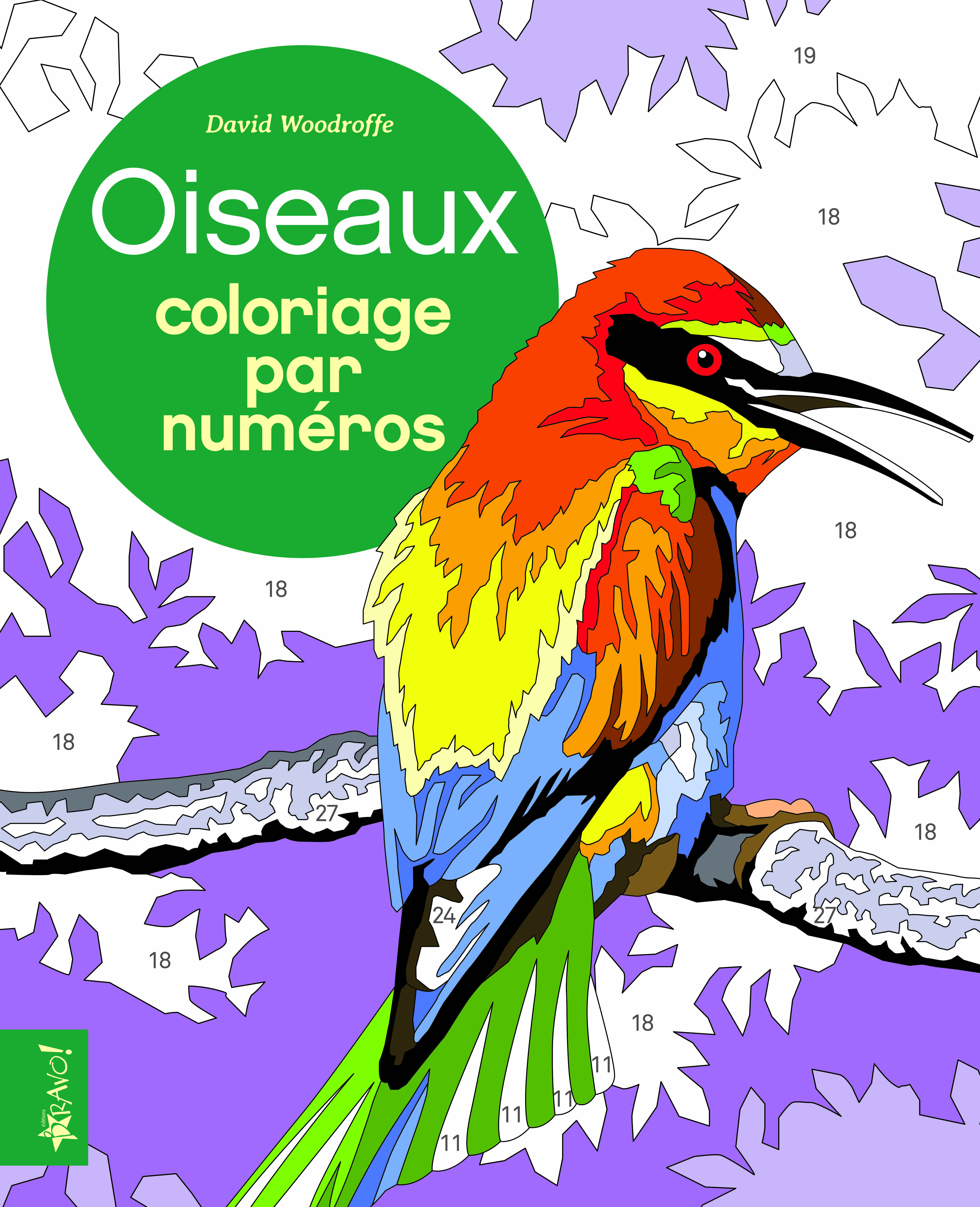 Coloriage par numéros - Oiseaux