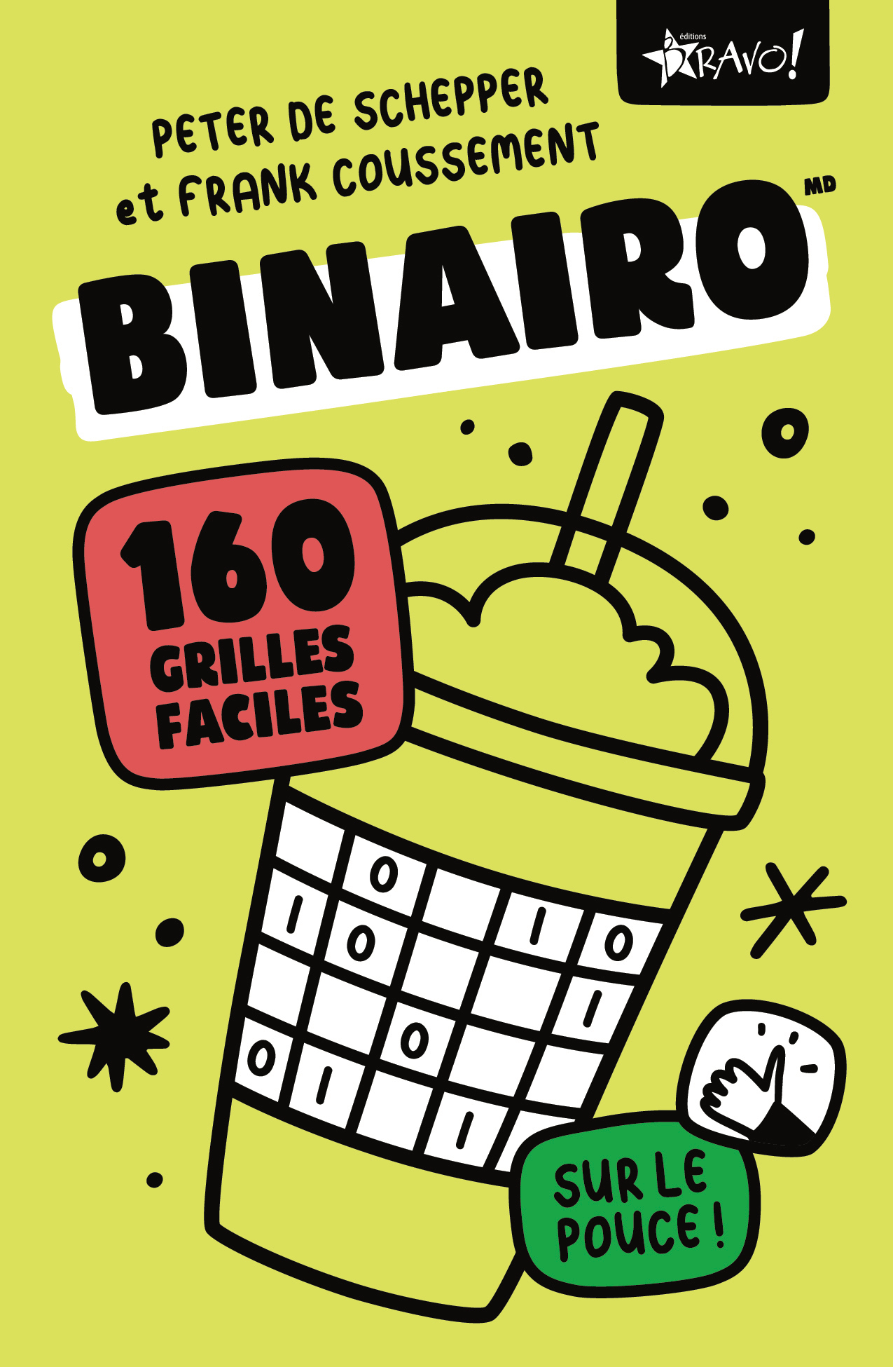 Binairo sur le pouce 160 grilles faciles