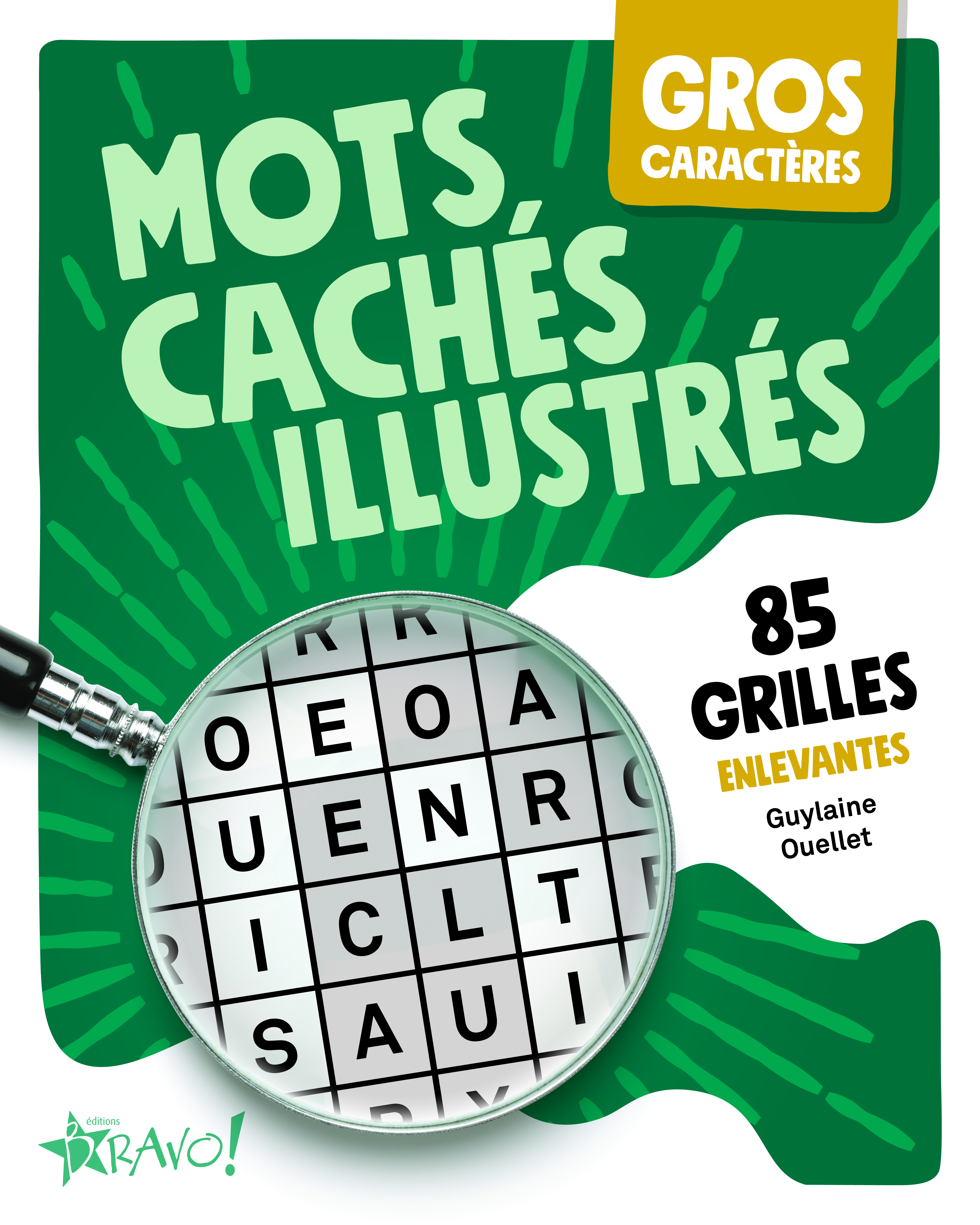 Gros caractères - Mots cachés illustrés