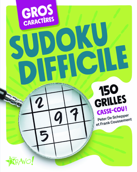 Gros caractères Sudoku difficile