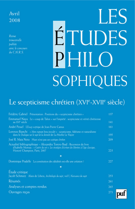 études philosophiques 2008, n° 2