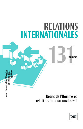 Relations internationales 2007, n° 131