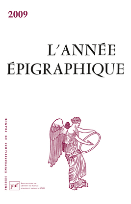 L'Année épigraphique, vol. 2009
