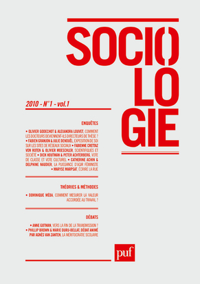 Sociologie 2010, n° 1
