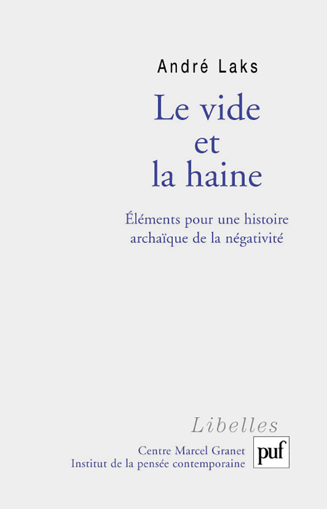 Le vide et la haine