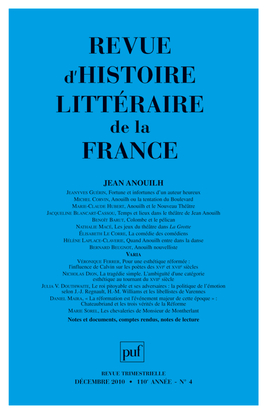 RHLF 2010, n° 4