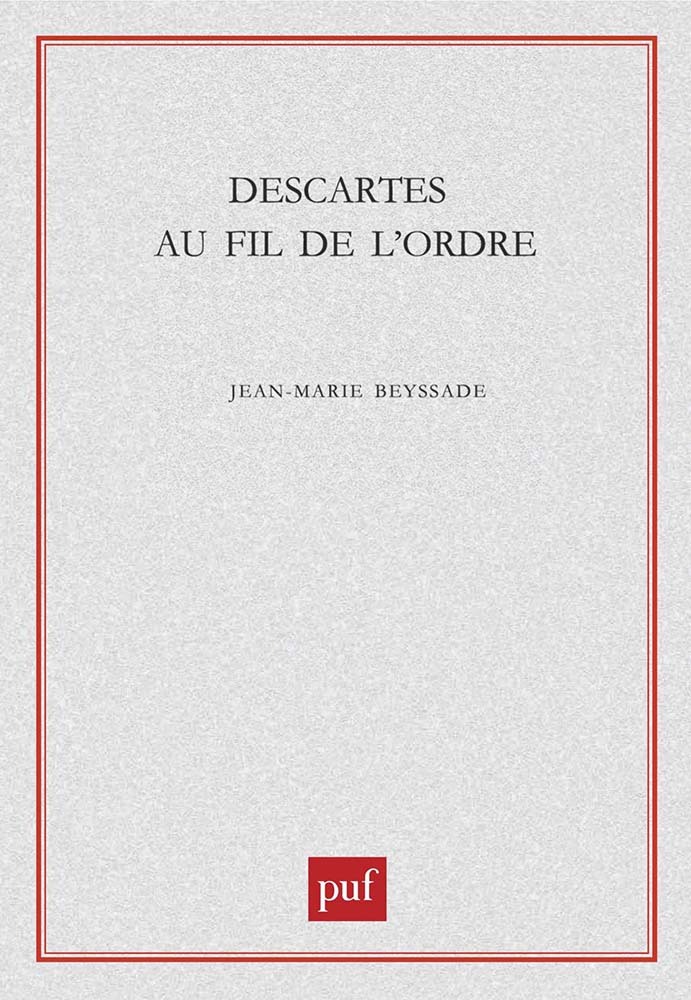 Descartes au fil de l'ordre