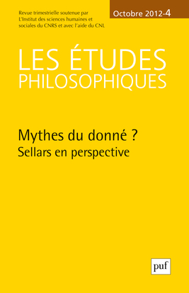 études philosophiques 2012, n° 4