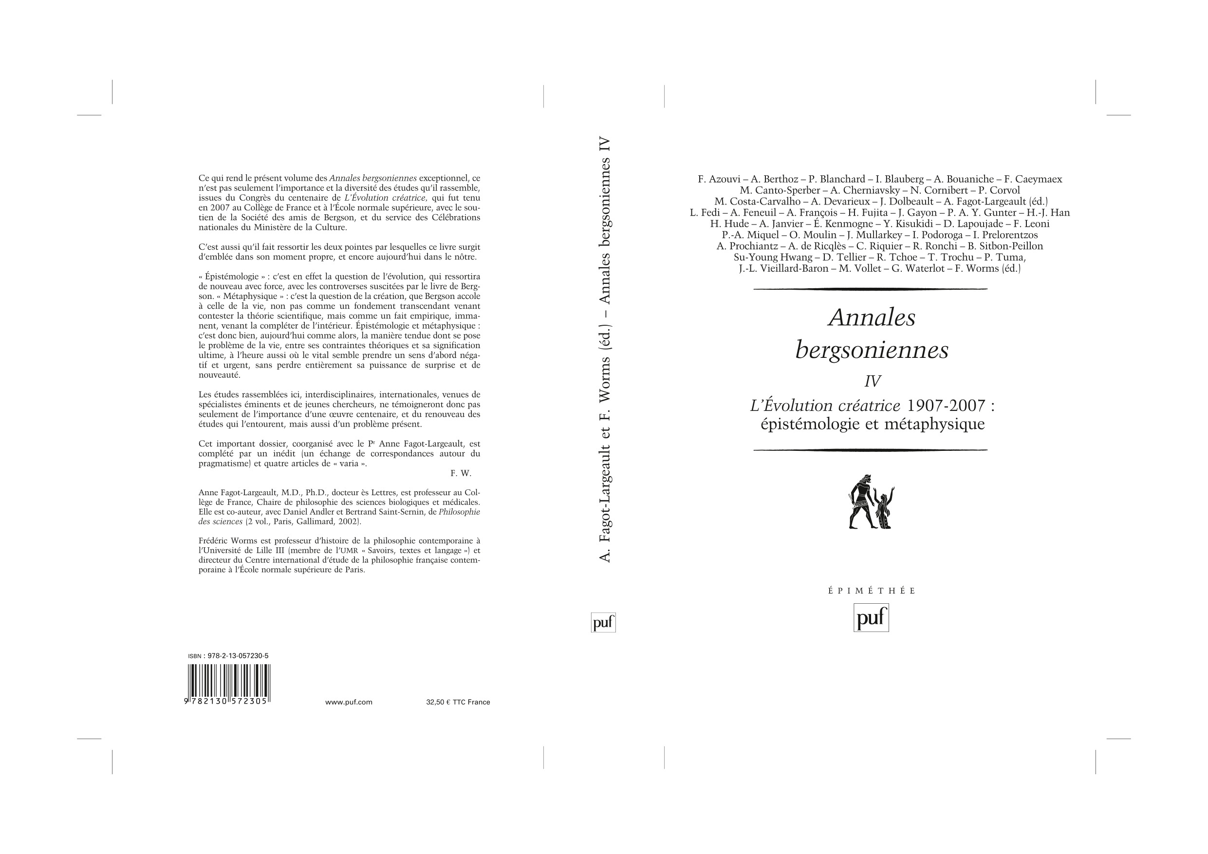 Annales bergsoniennes, IV