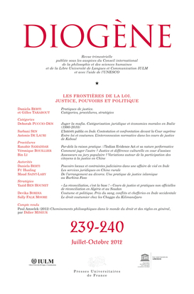 Diogène 2012, n° 239-240