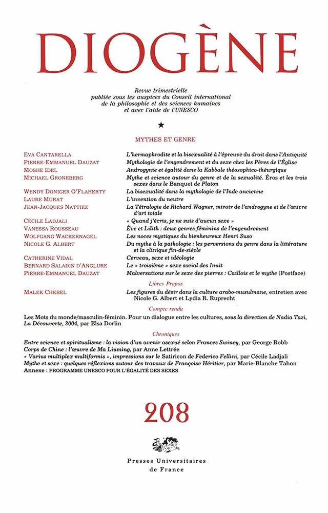 Diogène 2004, n° 208