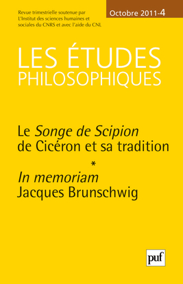 études philosophiques 2011, n° 4