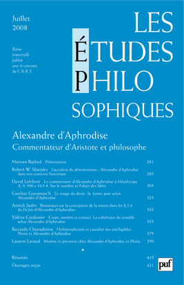 études philosophiques 2008, n° 3