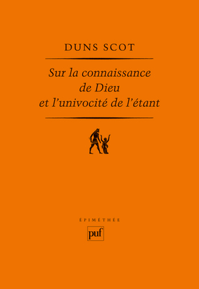 Sur la connaissance de Dieu et l'univocité de l'étant