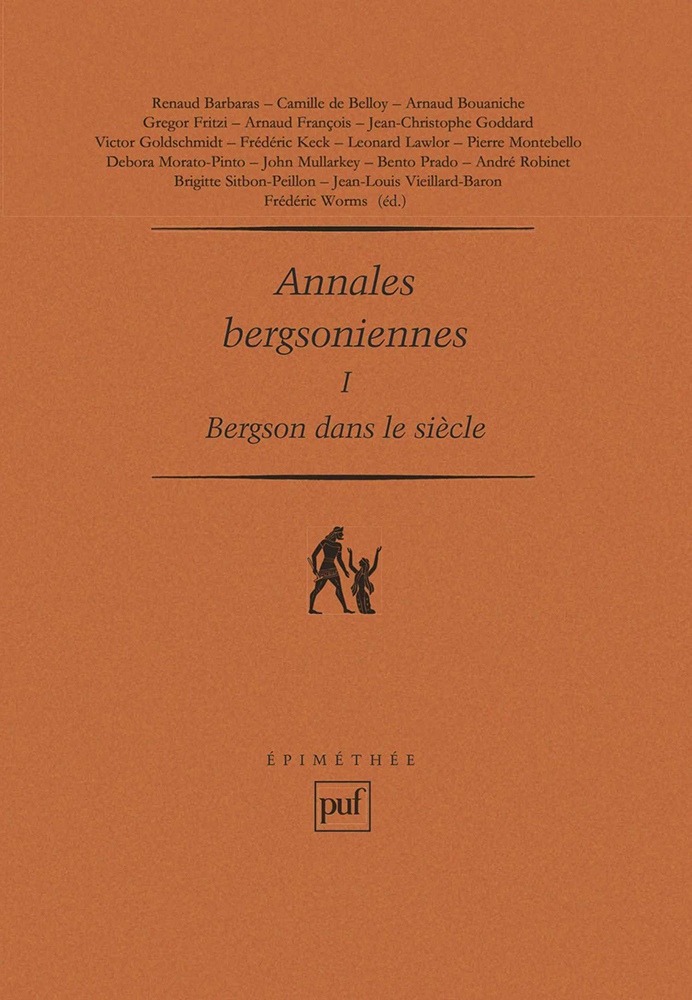 Annales bergsoniennes, I