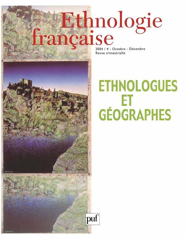 Ethnologie française 2004, n° 4
