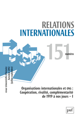 Relations internationales 2012, n° 151