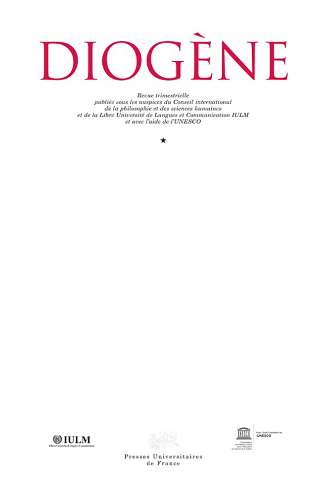 Diogène 2002, n° 199