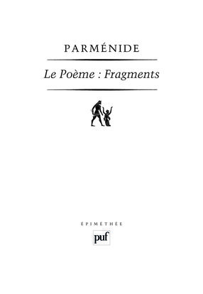 Le Poème. Fragments