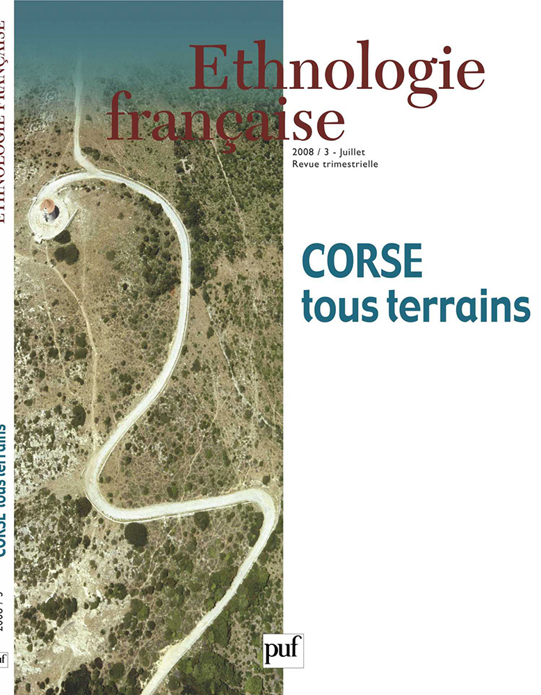 Ethnologie française 2008, n° 3