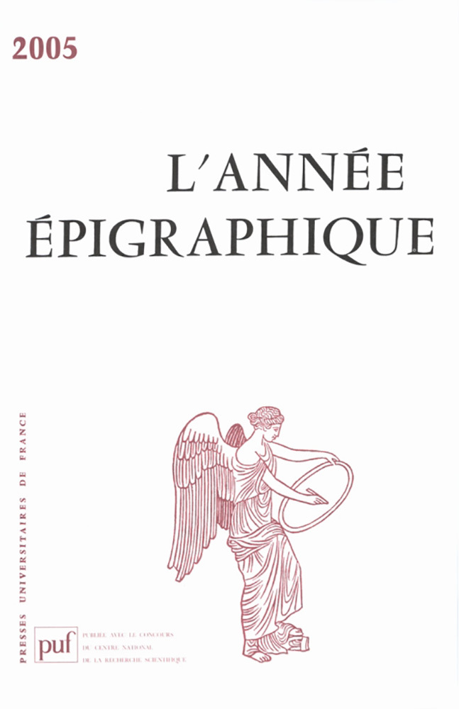 L'Année épigraphique, vol. 2005