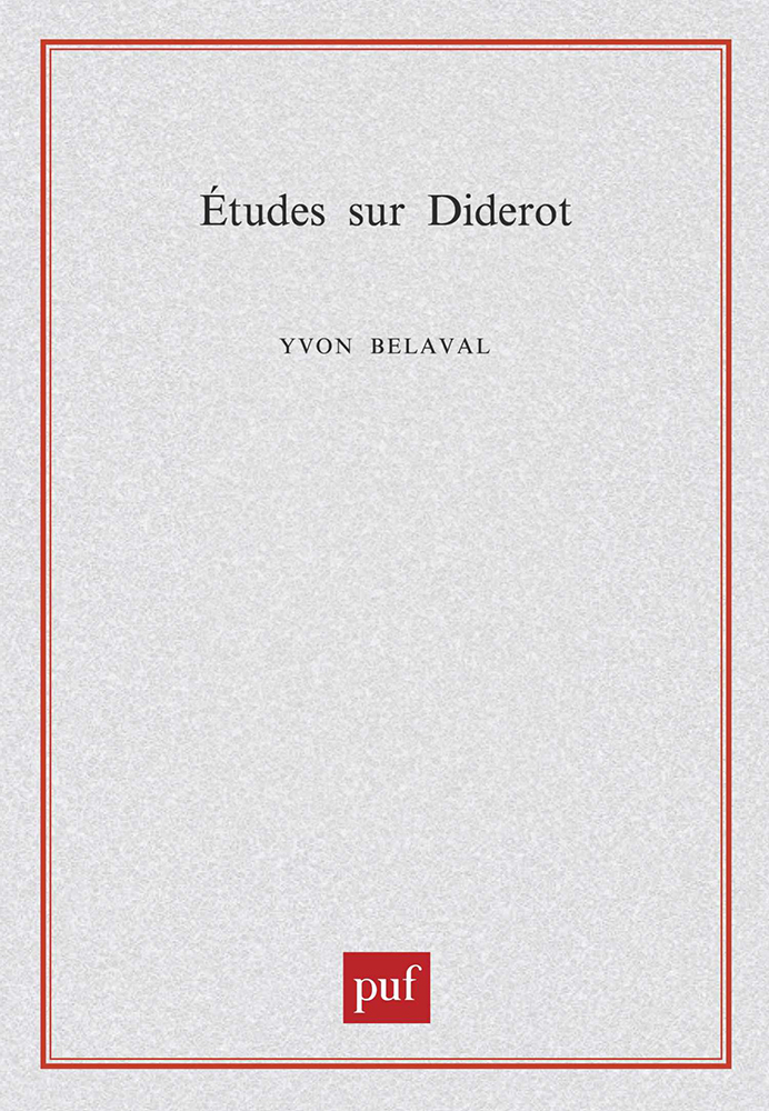 Études sur Diderot