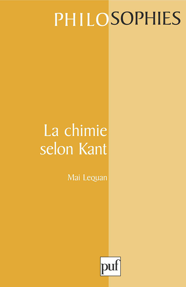 La chimie selon Kant