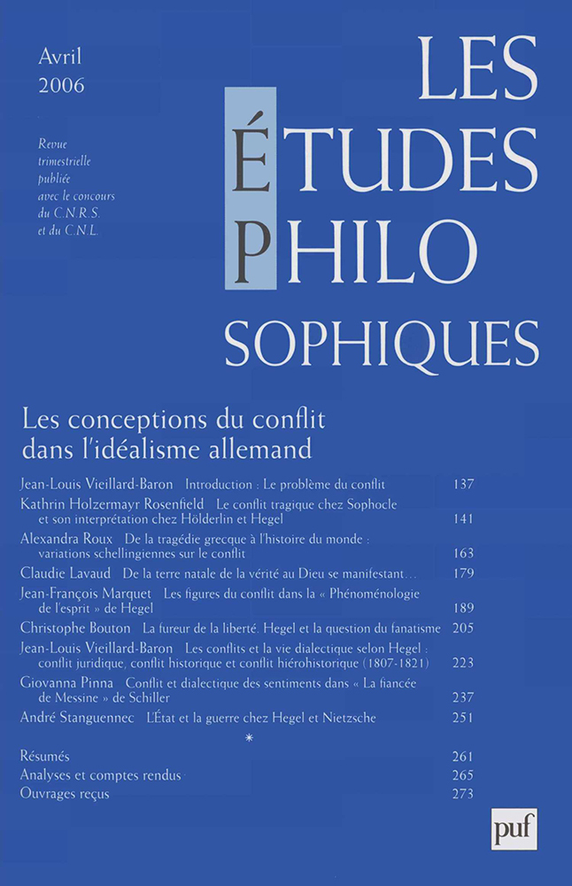 études philosophiques 2006, n° 2