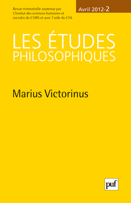études philosophiques 2012, n° 2