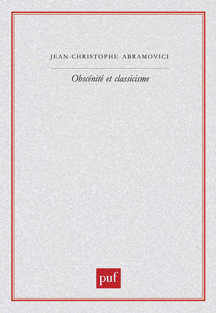 Obscénité et classicisme