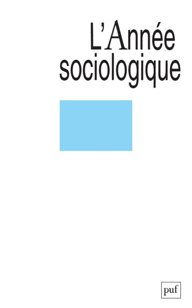 année sociologique 2005, vol. 55 (1)