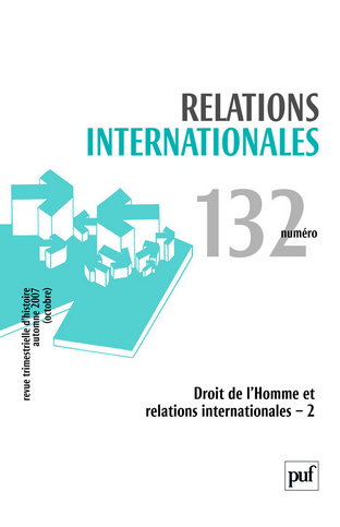 Relations internationales 2007, n° 132