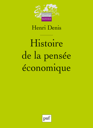 histoire de la pensee economique (2ed)