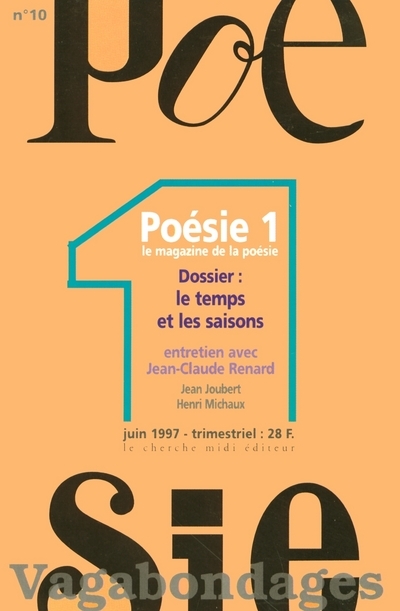 Revue Poésie Vagabondages - numéro 10 Le temps et les saisons