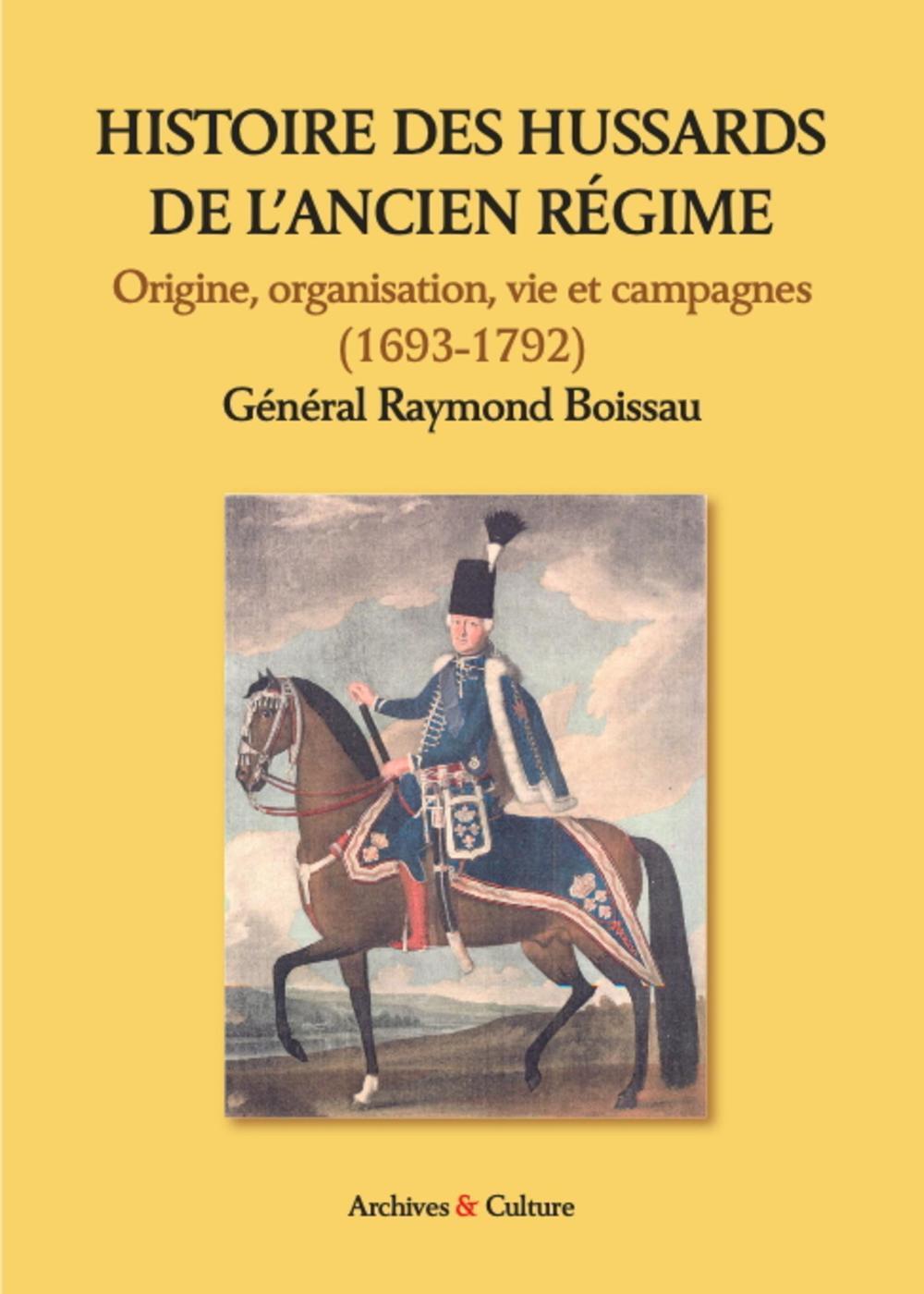 Histoire des hussards de l'ancien régime