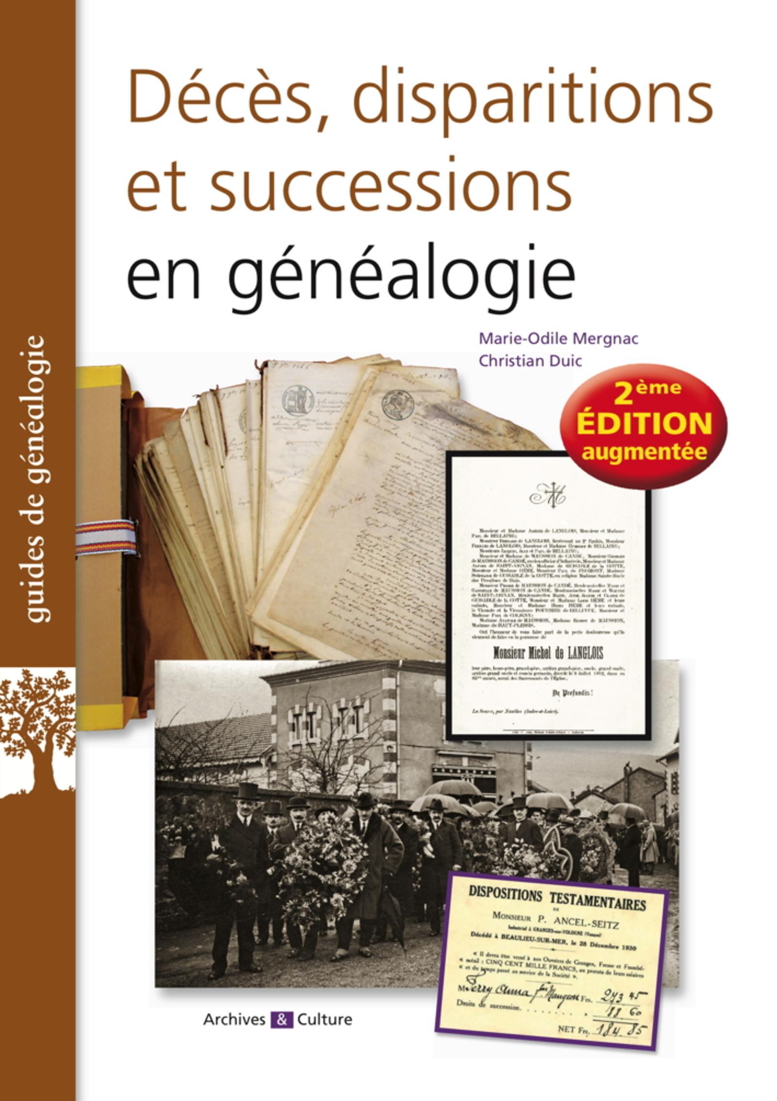 DECES DISPARITIONS ET SUCCESSIONS EN GENEALOGIE