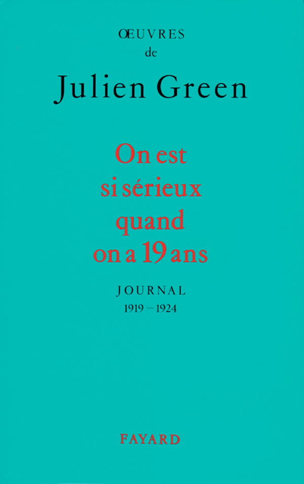 On est si sérieux quand on a 19 ans