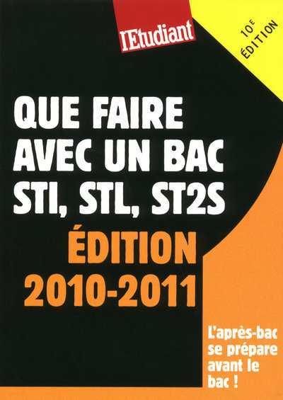 Que faire avec un BAC STI, STL, ST2S