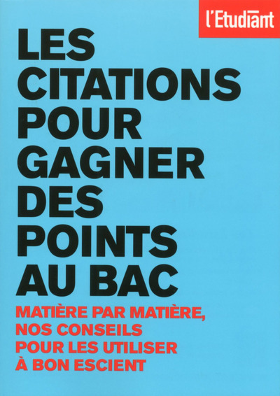 Les citations pour gagner des points au bac