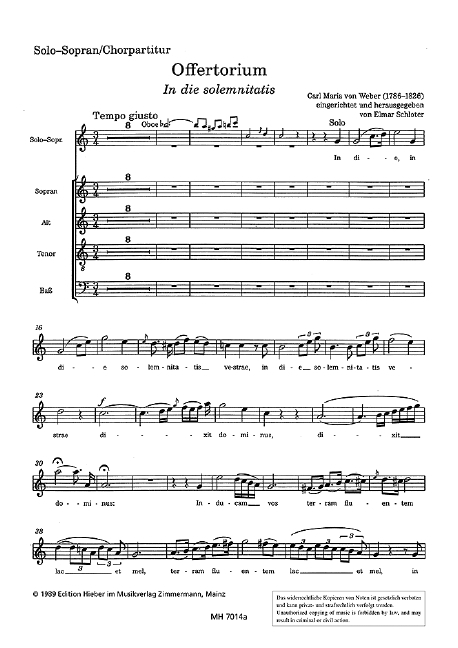 Offertorium "In die solemnitatis"