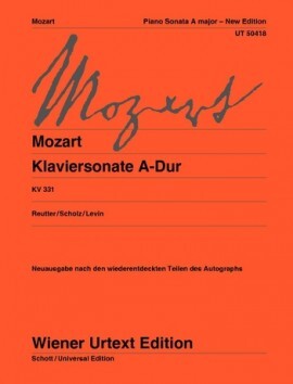 PIANO SONATA IN A MAJOR, KV 331 PIANO