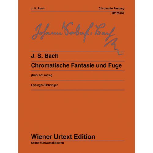 JOHANN SEBASTIAN BACH : CHROMATISCHE FANTASIE UND FUGE - BWV 903/903A - PIANO...