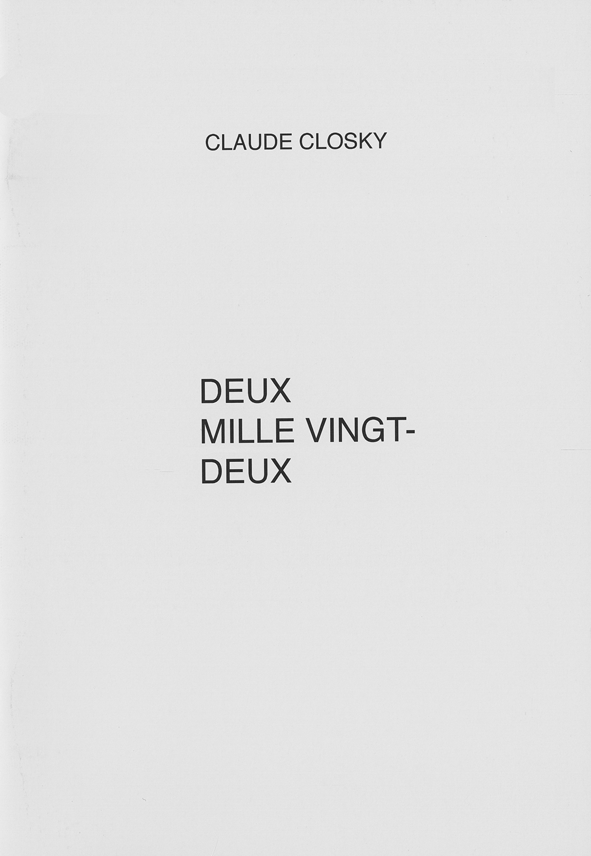 Deux mille vingt-deux