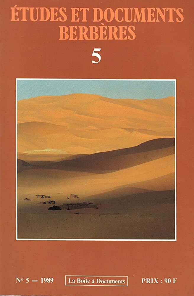 Etudes et Documents Berbères